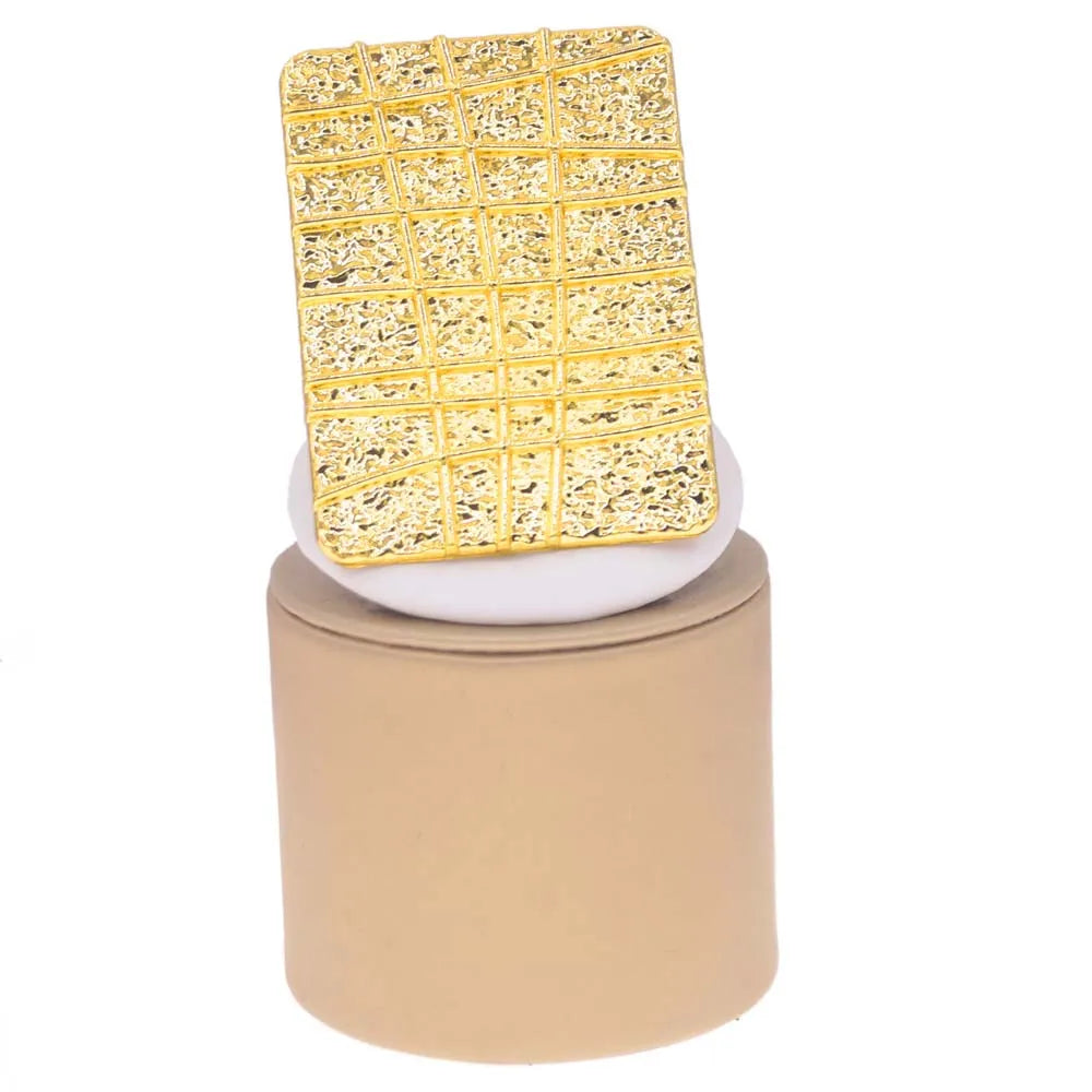 Big Gold Plated Ring