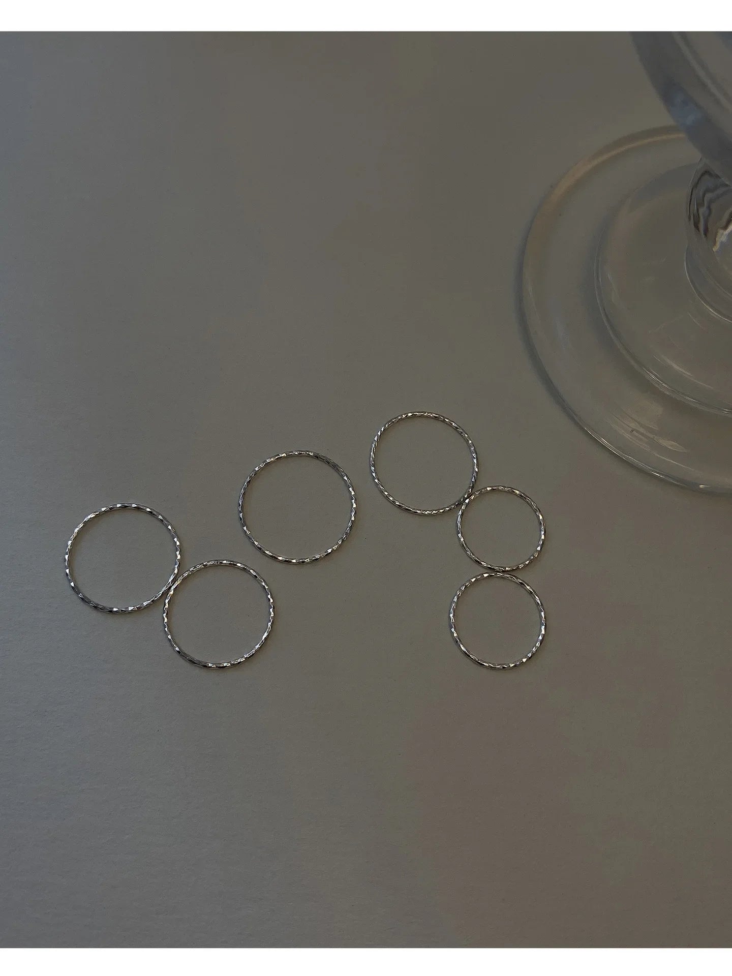Sterling Silver Round Rings