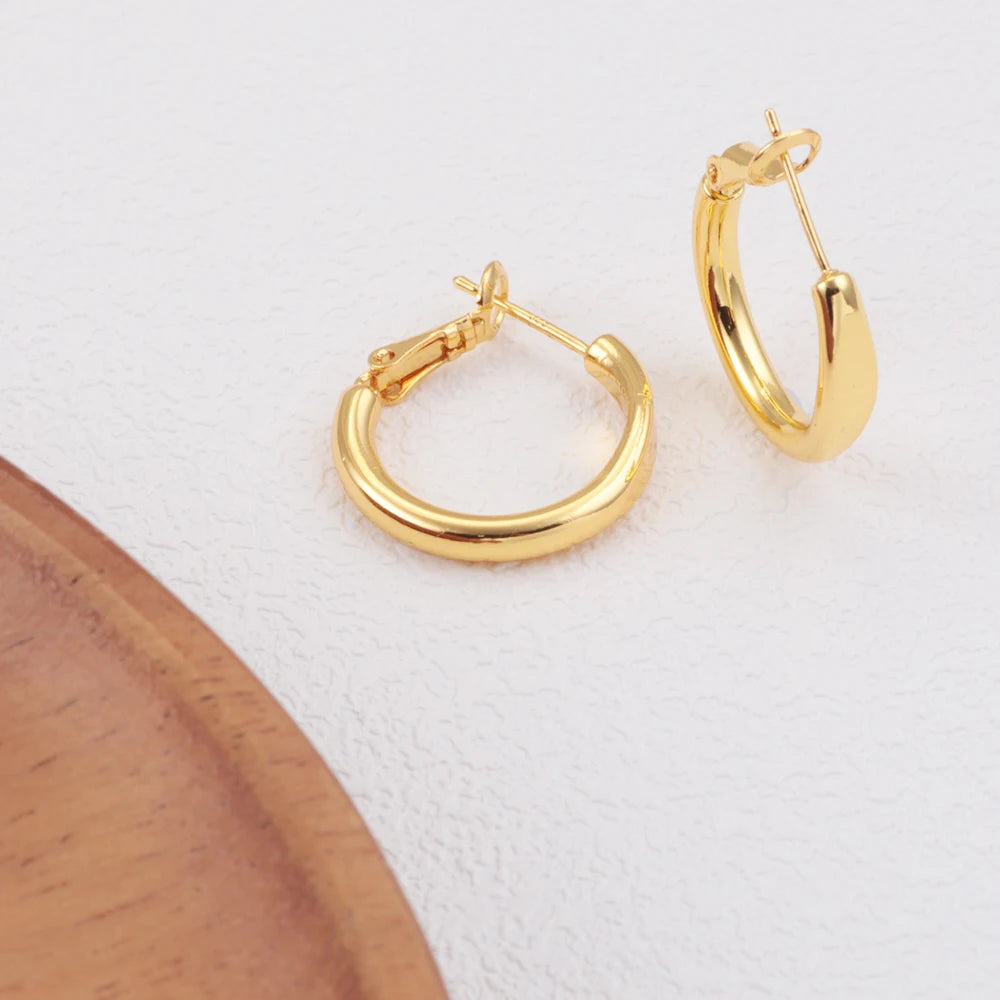 Silver Round Earrings