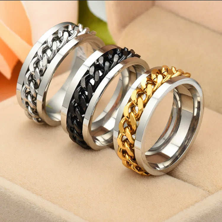 Titanium Steel Rotatable Chain Rings