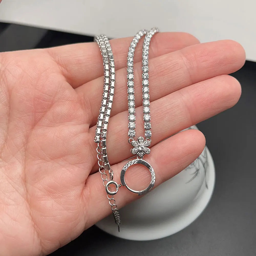 Dazzling Silver Necklace