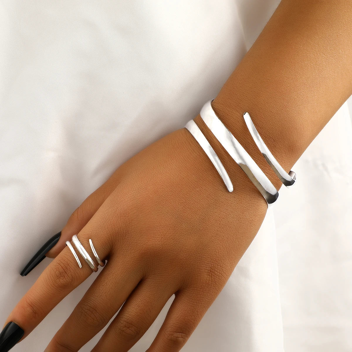 Thick Bracelet And Ring