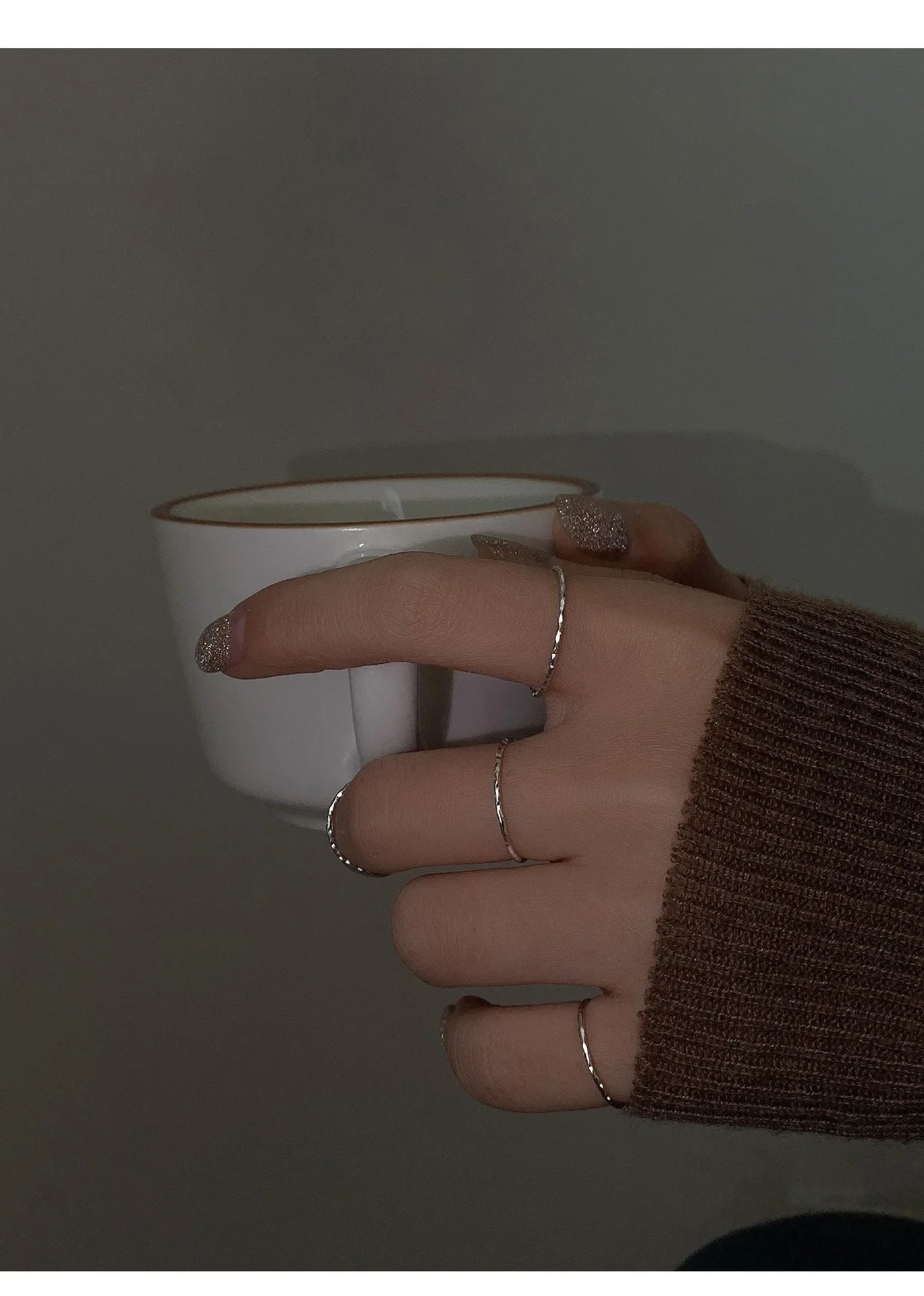 Sterling Silver Round Rings