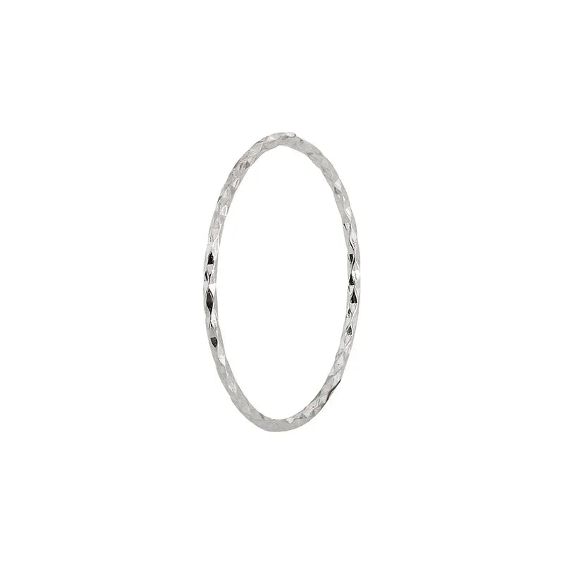 Sterling Silver Round Rings