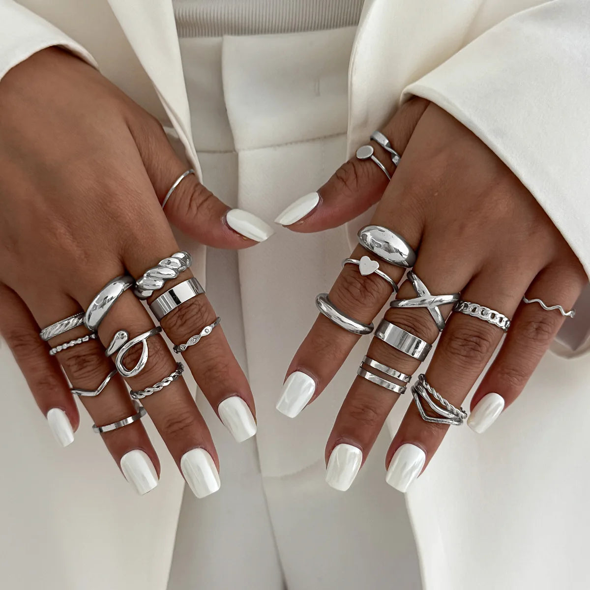 Rings Set Fashion