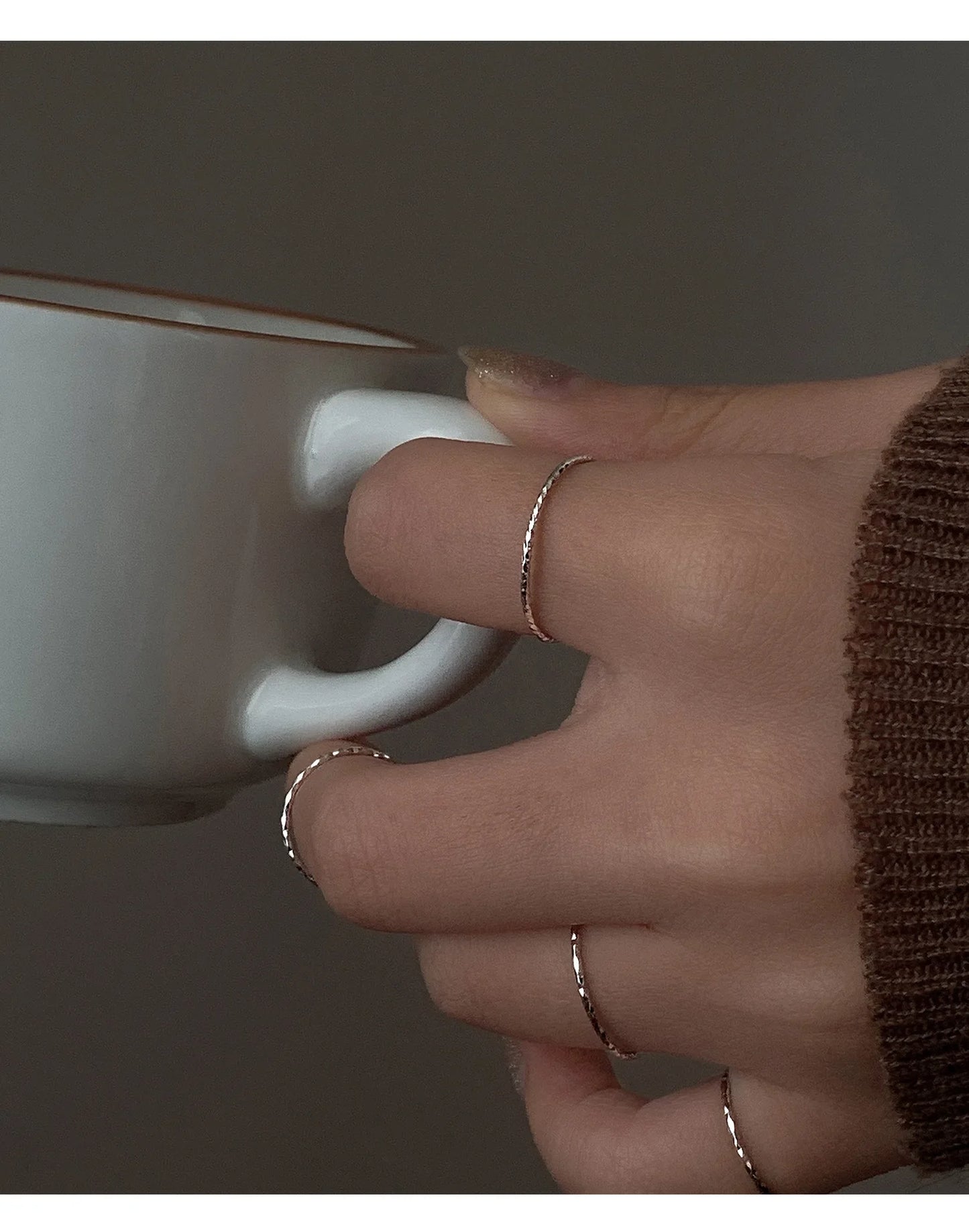 Sterling Silver Round Rings