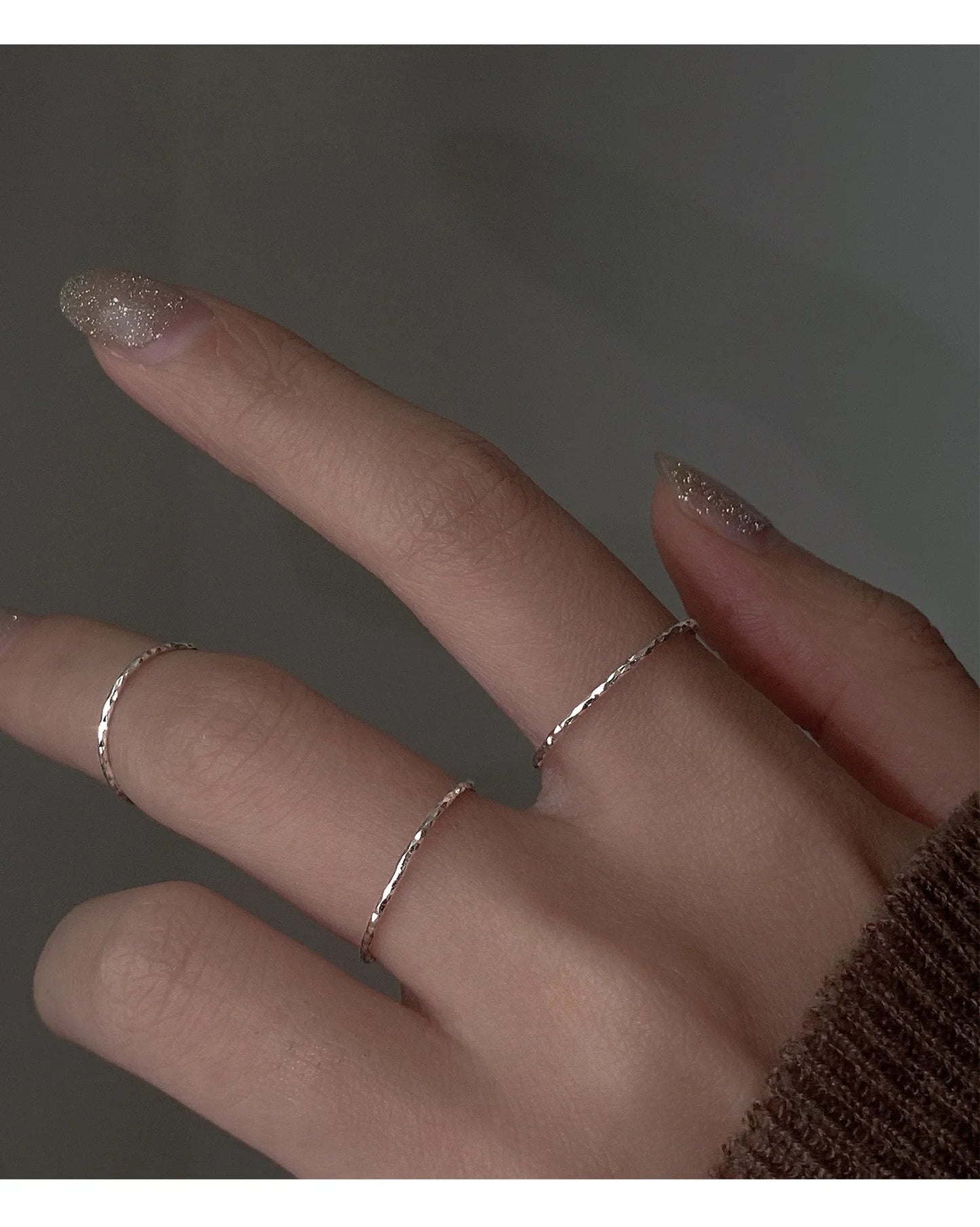 Sterling Silver Round Rings