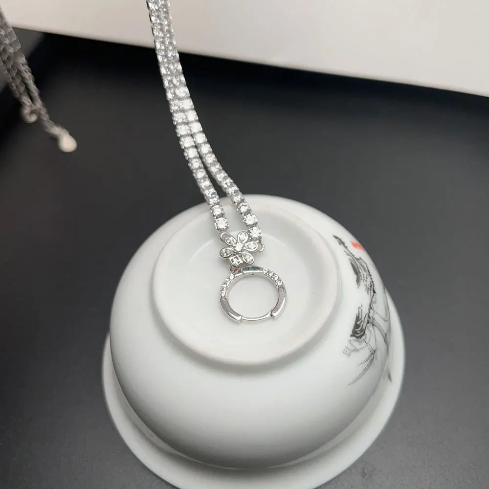 Dazzling Silver Necklace