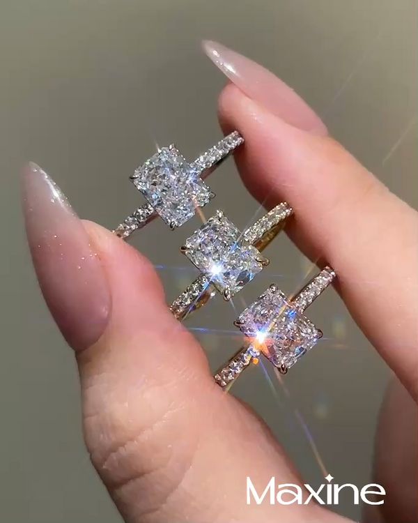 Aurellia Radiant Promise Ring Rose Gold