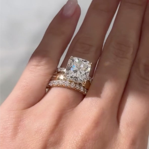 Aurellia Cushion 3PC Classic Set Yellow Gold