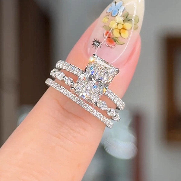 Aurellia Noble Radiant 3PC Set Yellow Gold