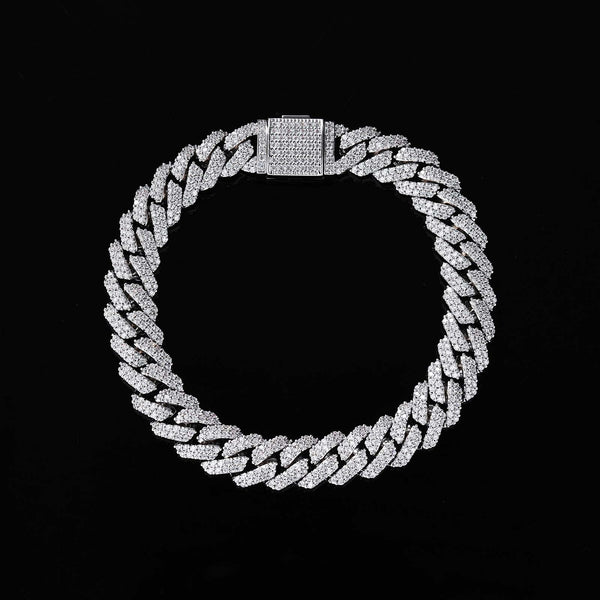 Aurellia 10mm Miami Cuban White Gold Big