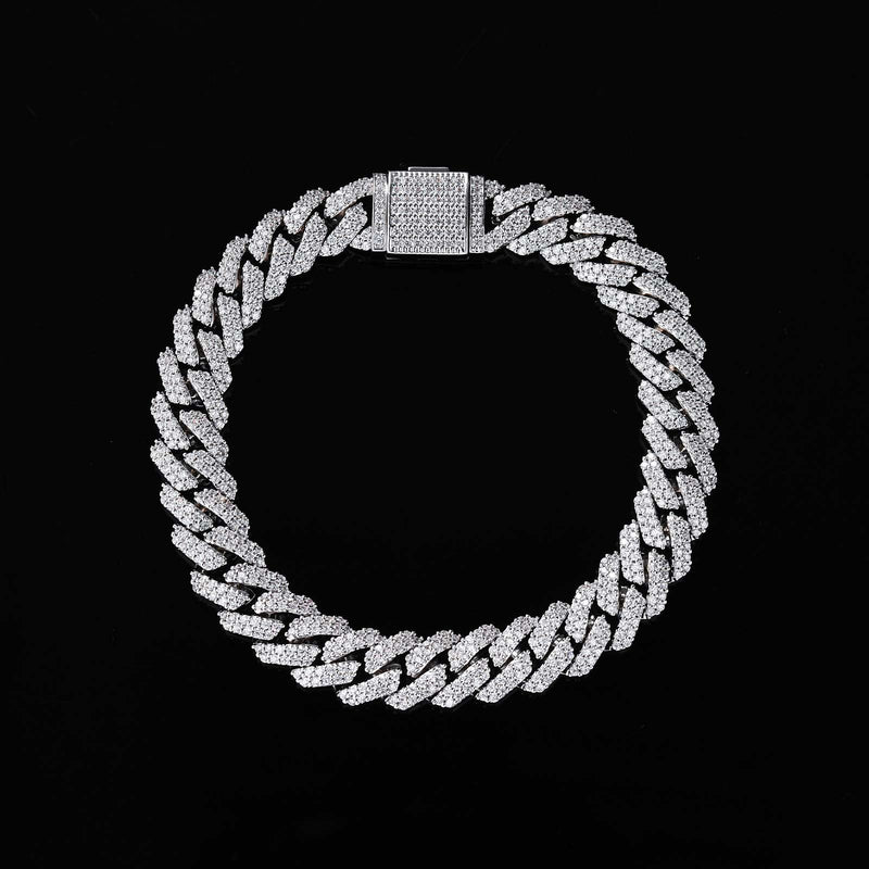 Aurellia 10mm Miami Cuban White Gold Big
