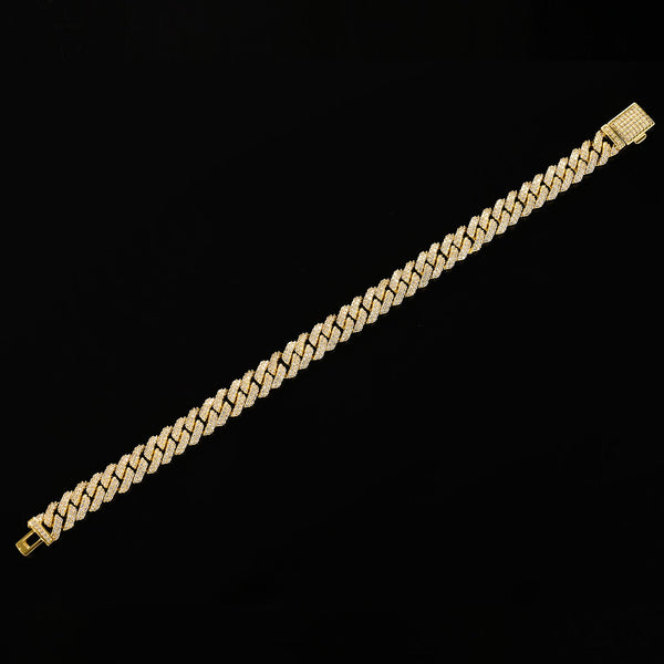 Aurellia 8mm Miami Cuban White Gold Big Alt