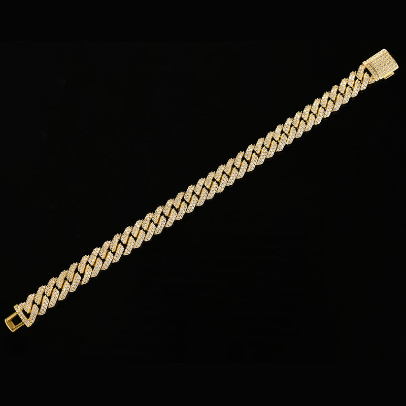 Aurellia 10mm Miami Cuban White Gold Big Alt