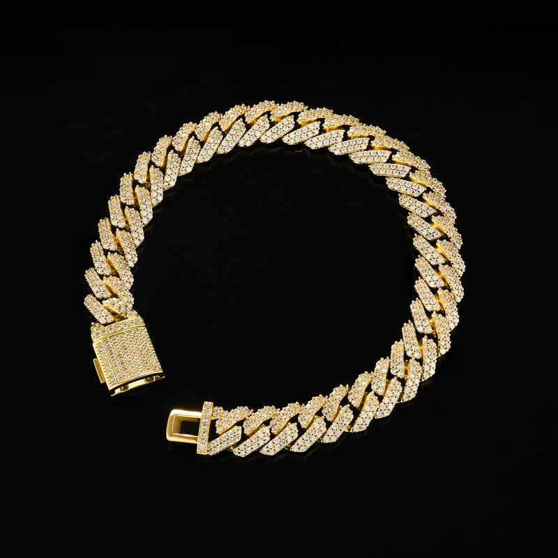 Aurellia 10mm Miami Cuban Yellow Gold Big