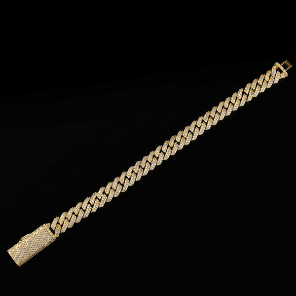 Aurellia 10mm Miami Cuban White Gold