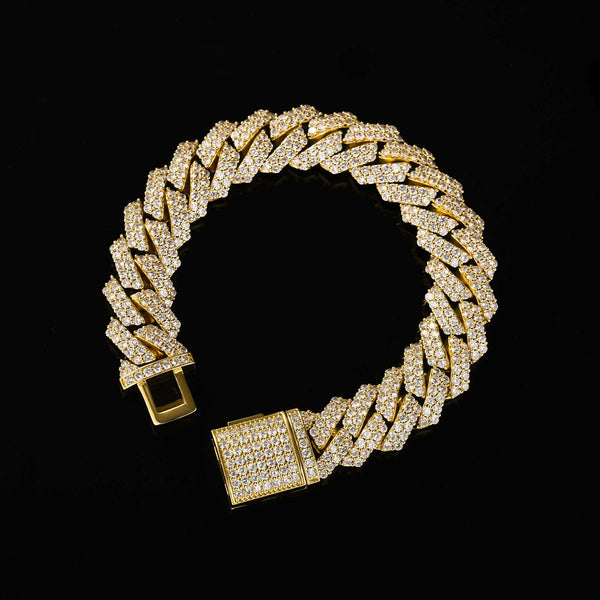 Aurellia 16mm Miami Cuban Yellow Gold Big