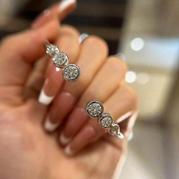 Aurellia Moissanite Bezel Open Yellow Gold