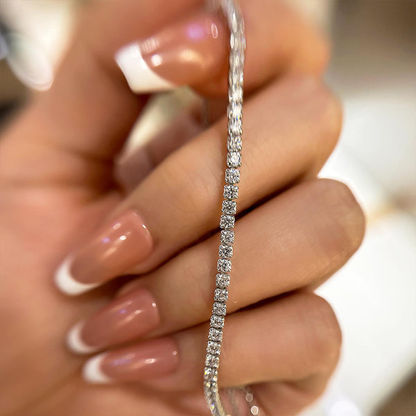 Aurellia Tennis Bolo Bracelet Yellow Gold