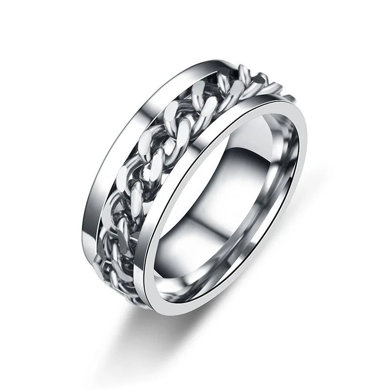 Titanium Steel Rotatable Chain Rings