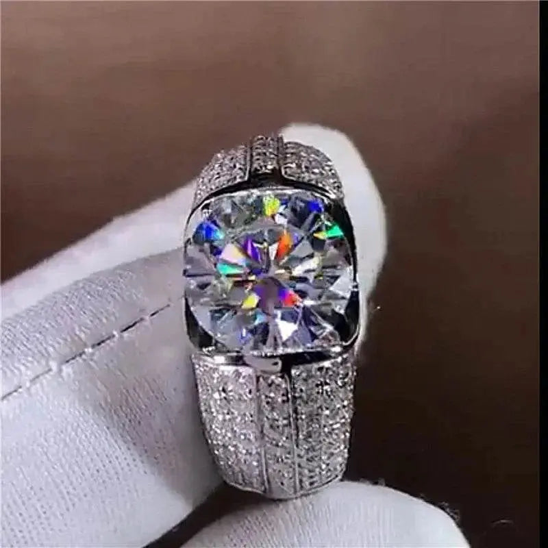 Luxurious Elegant White Zircon Wedding Ring For Women My Store