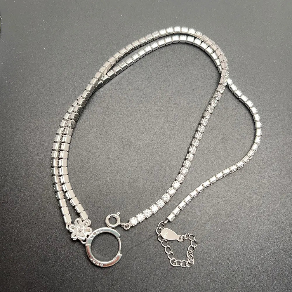 Dazzling Silver Necklace