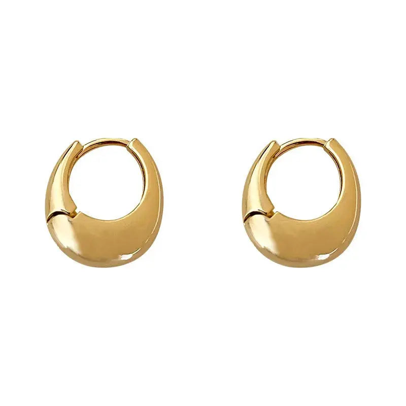 Sterling Silver 925 Round Hoop Earrings For Women Jewelry - Aurellia