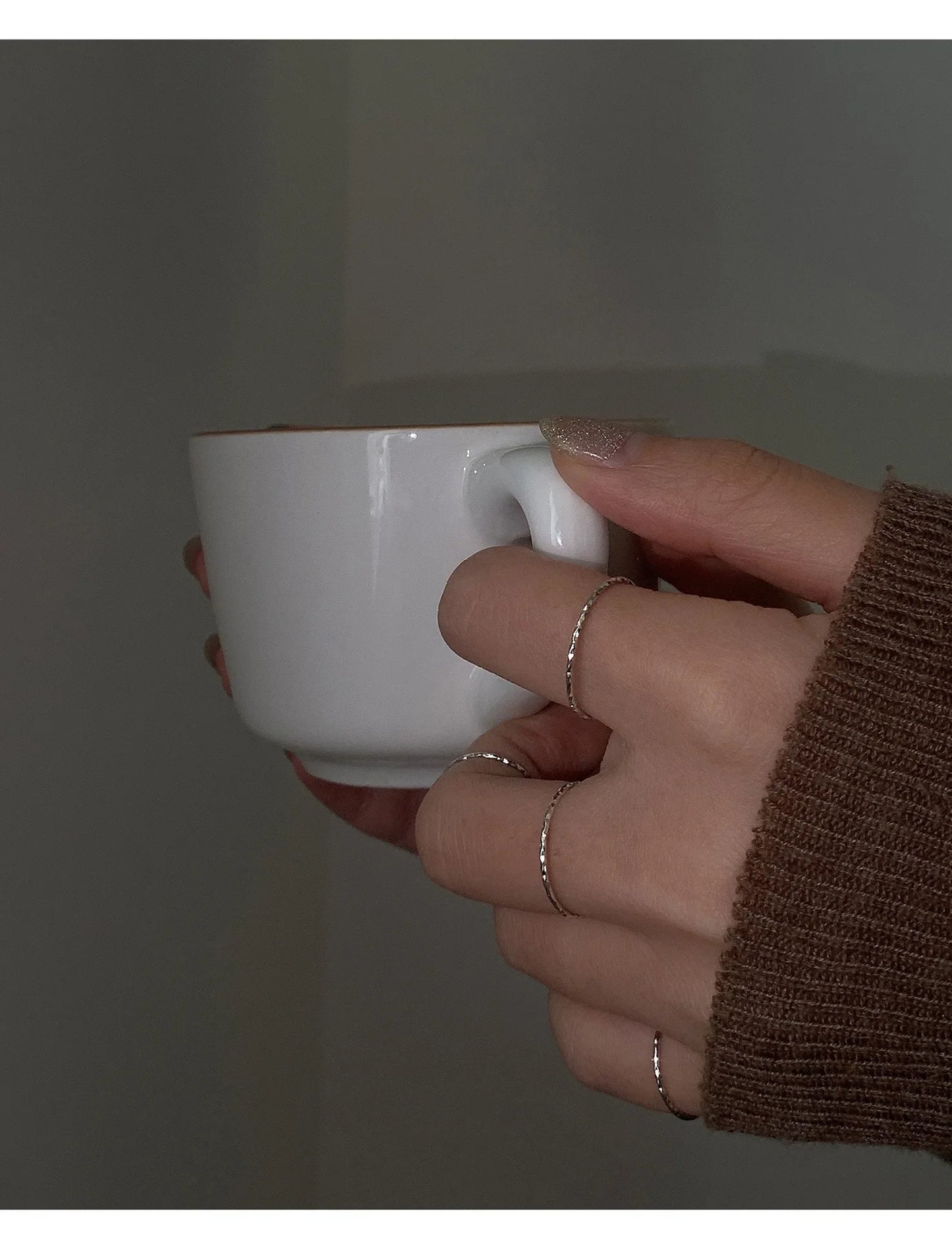 Sterling Silver Round Rings