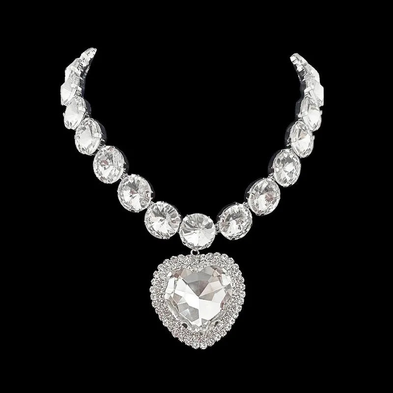 Necklace, earring, jewelry set