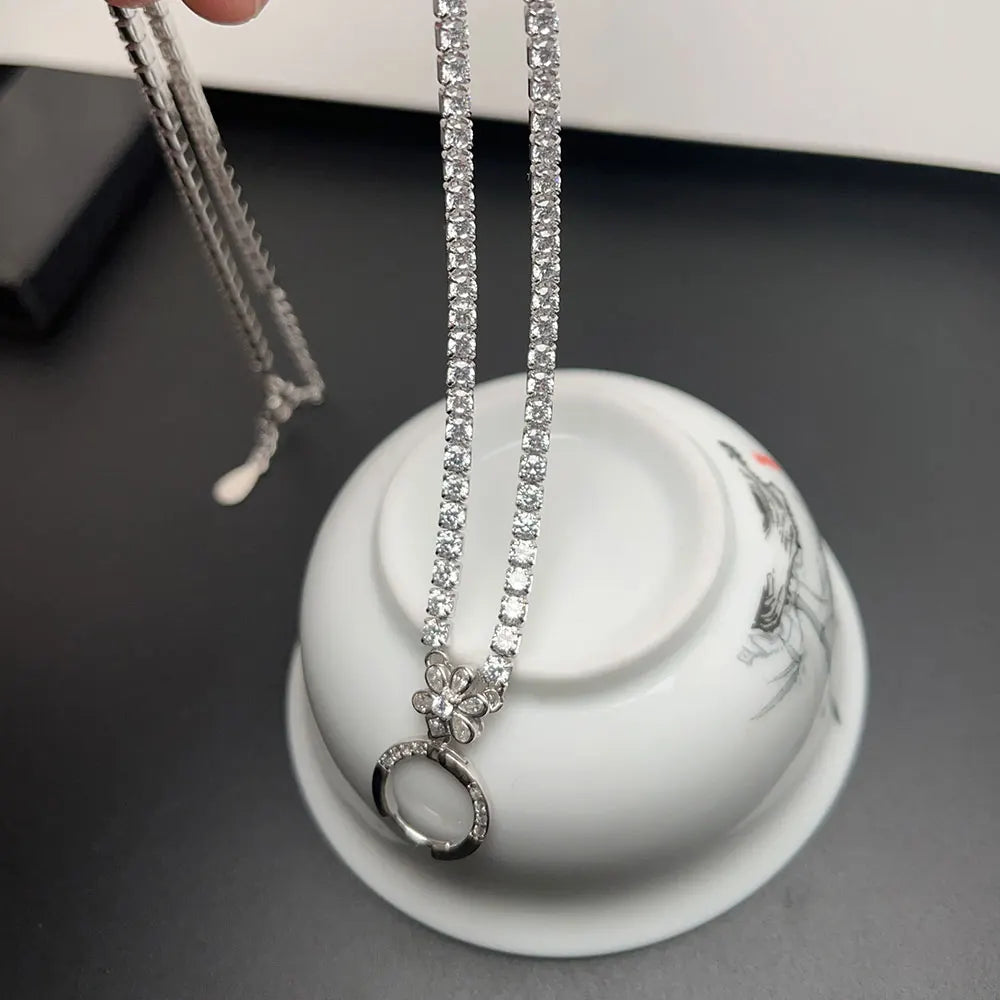 Dazzling Silver Necklace