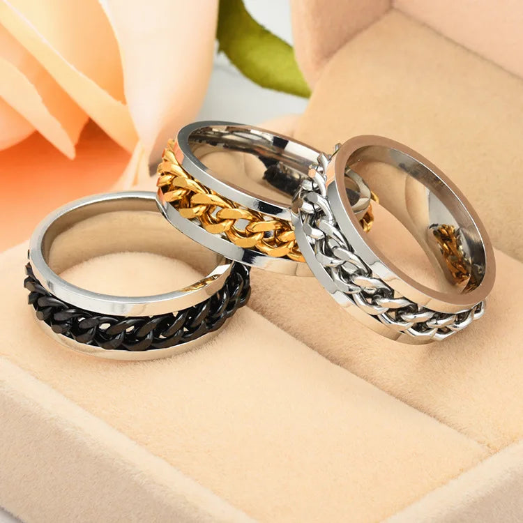 Titanium Steel Rotatable Chain Rings