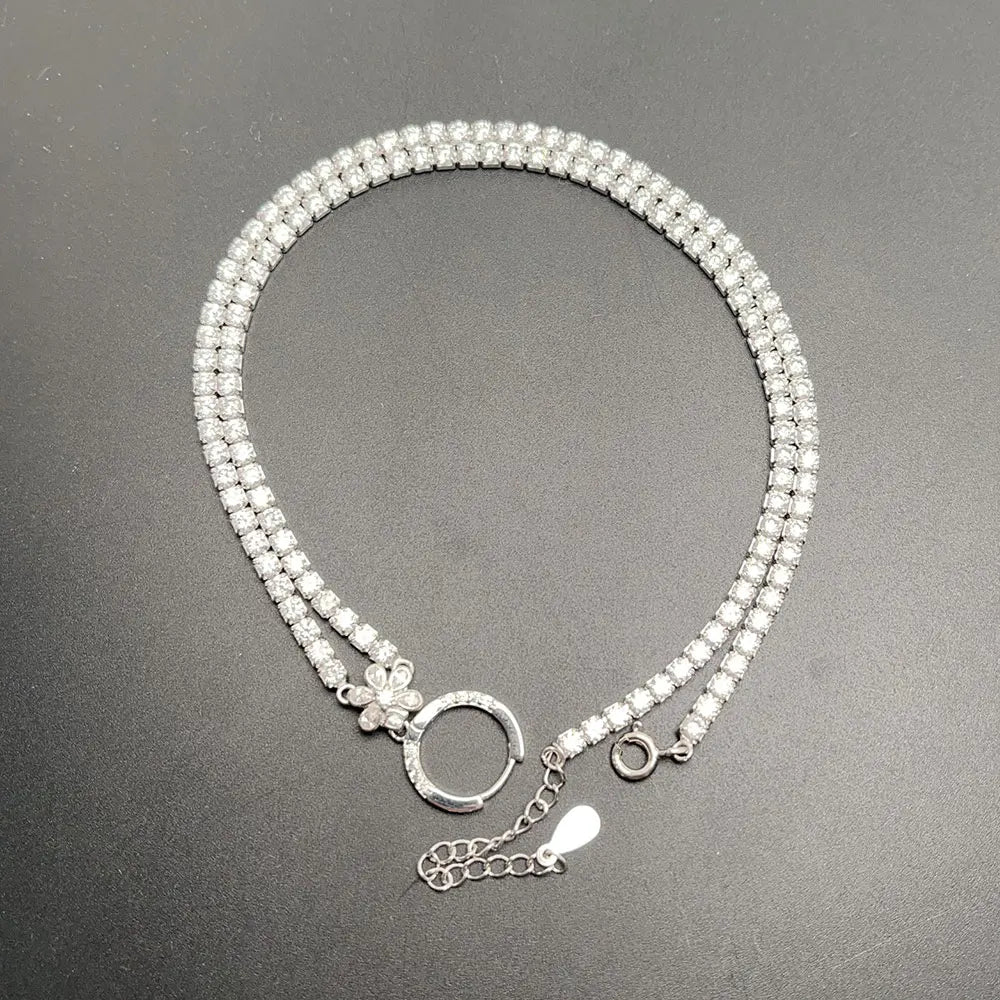 Dazzling Silver Necklace