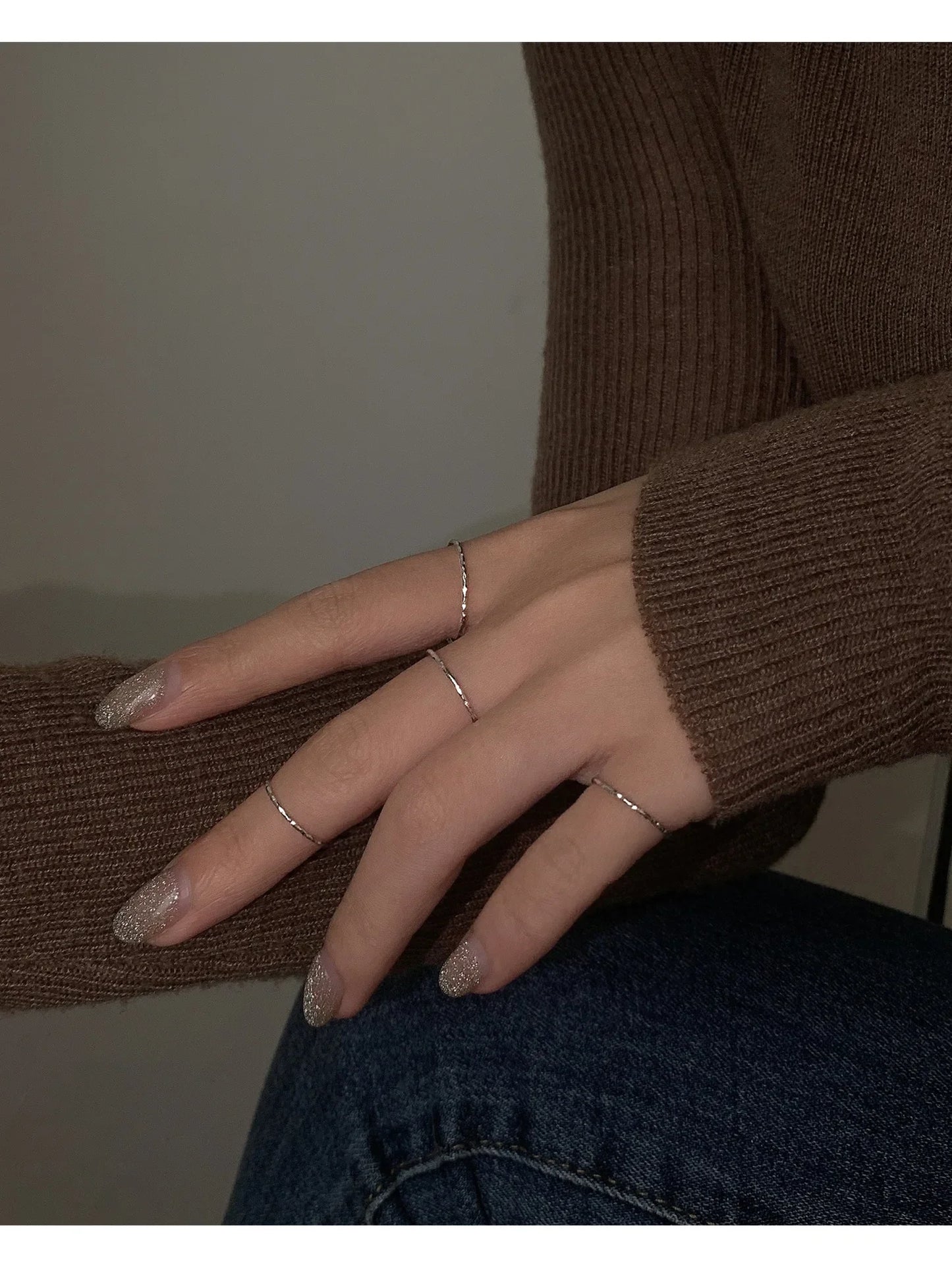 Sterling Silver Round Rings