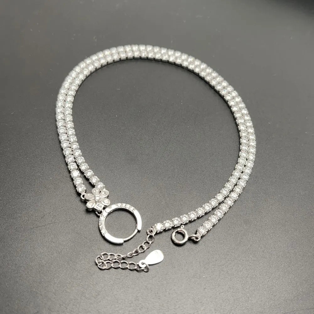 Dazzling Silver Necklace