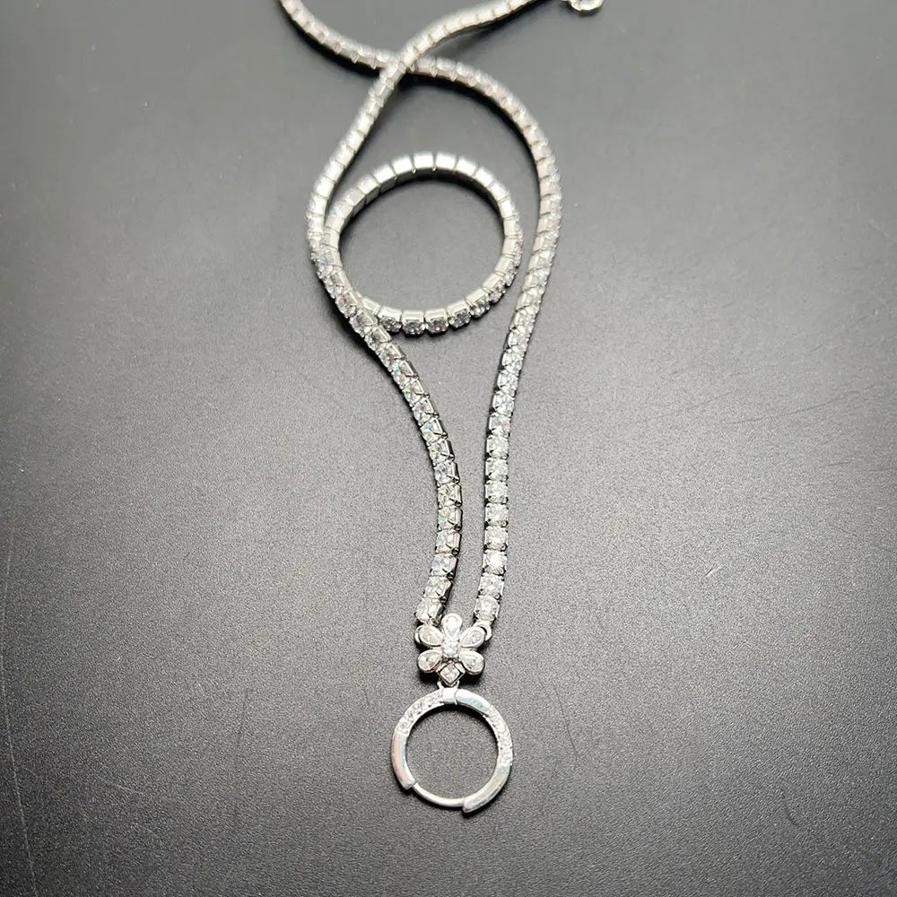 Dazzling Silver Necklace